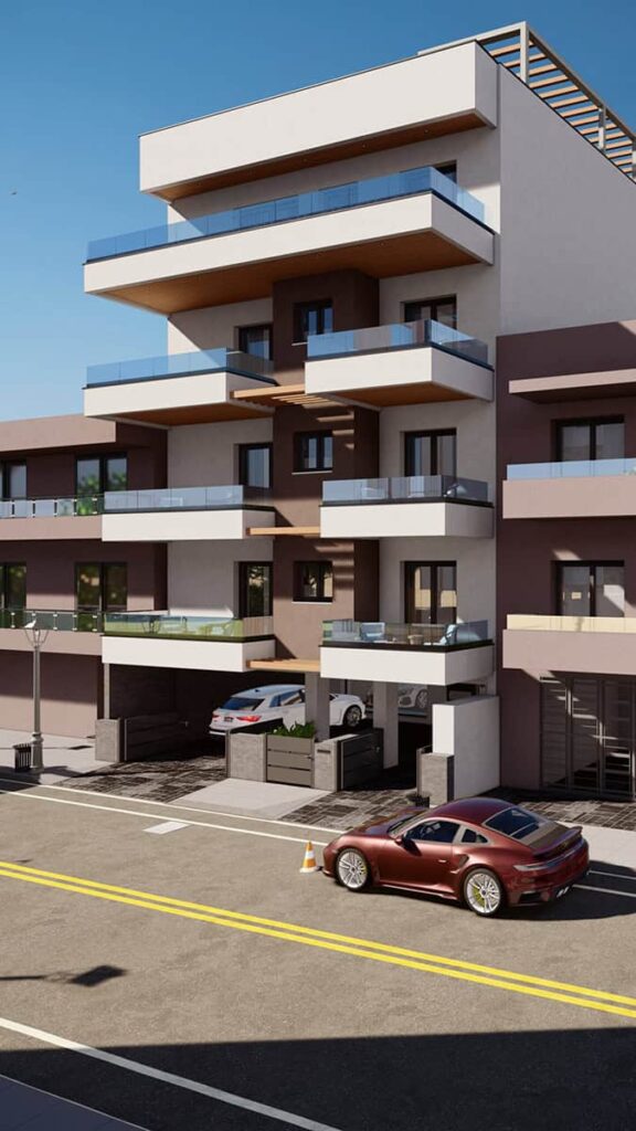 Four-storey apartment building in Peristeri #1