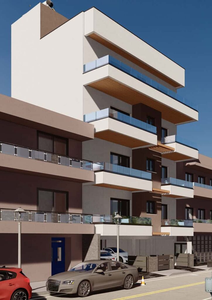Four-storey apartment building in Peristeri #2