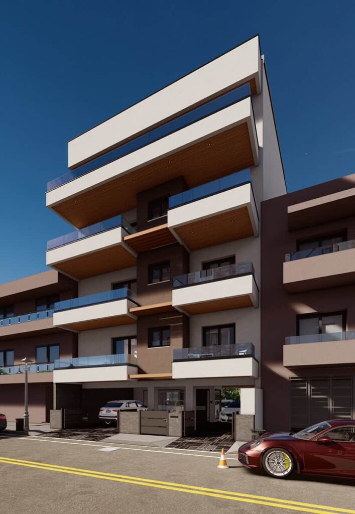 Four-storey apartment building in Peristeri #4