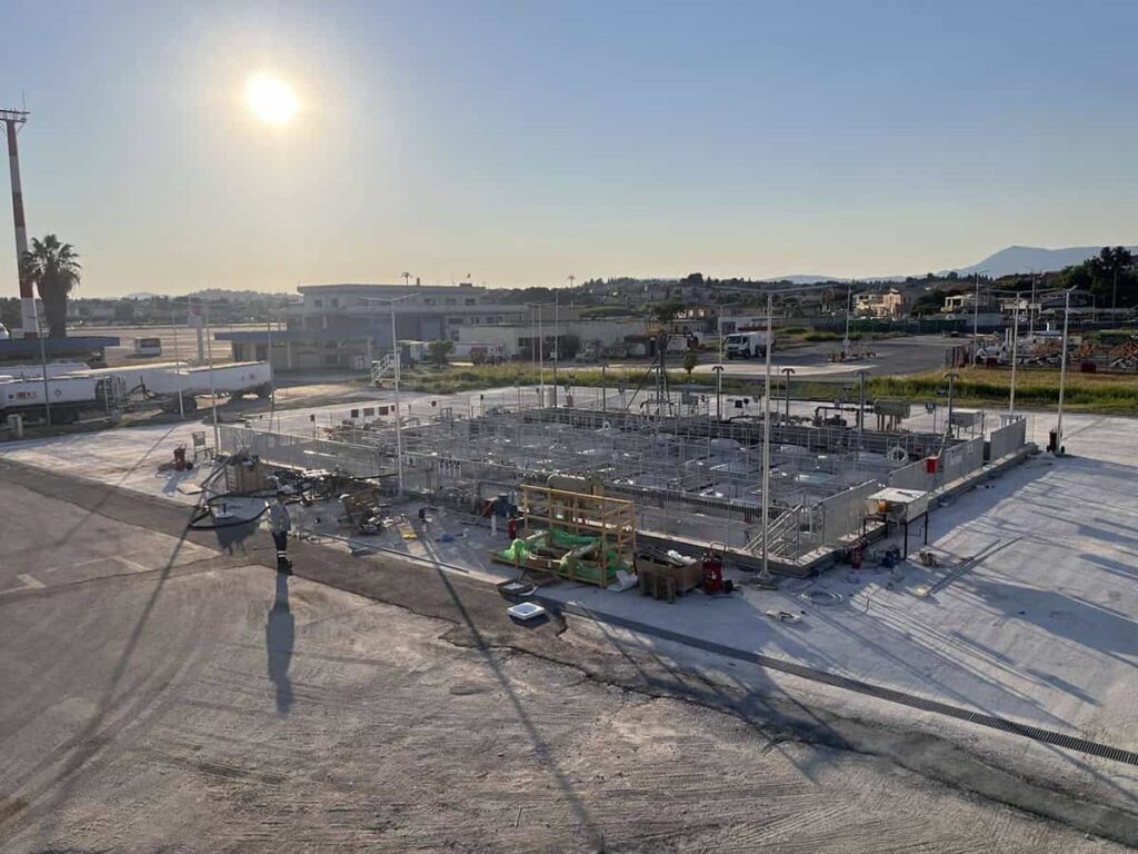 General view of the project – airport fuel storage facilities